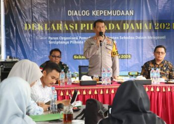 Kapolres Sekadau Ajak Pemuda Aktif Kawal Pilkada 2024 dalam Dialog Kepemudaan