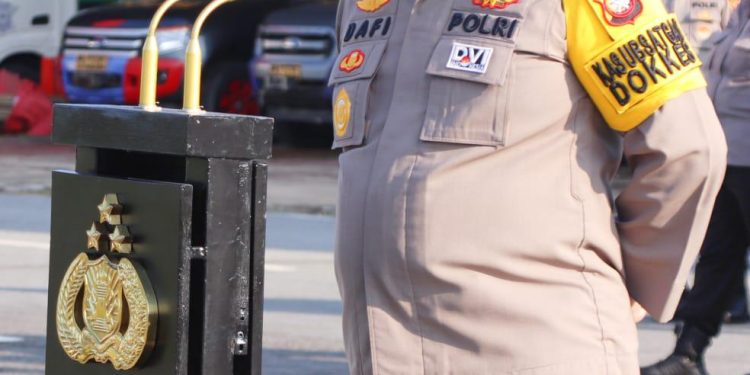 Pengecekan Kesehatan Rutin Personel Pengamanan Tahapan Pilkada Kalbar