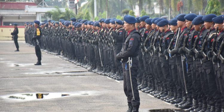 Upacara Hari Kesaktian Pancasila Satbrimob Polda Kalbar