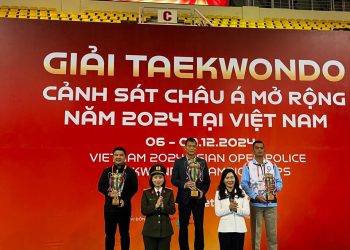 Tim Garuda Bhayangkara Presisi Juara Umum ke-2 di Ajang Taekwondo Polisi Terbuka Vietnam