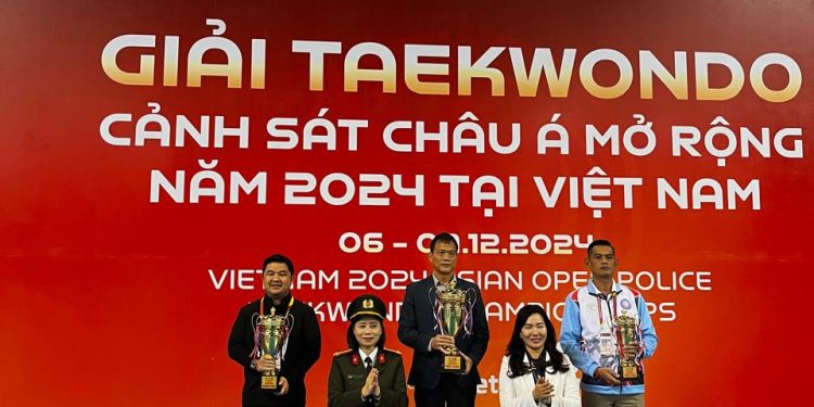 Tim Garuda Bhayangkara Presisi Juara Umum ke-2 di Ajang Taekwondo Polisi Terbuka Vietnam
