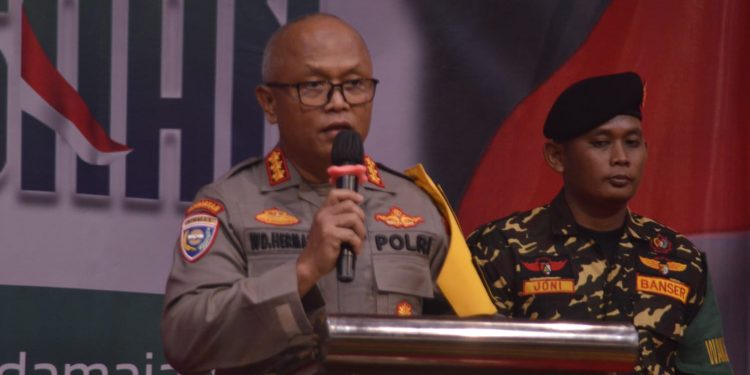 Kombespol Wirdenis Herman Hadiri Silaturahmi Kebangsaan Deklarasi Damai Pasca Pilkada 2024 di Hotel Alimoer