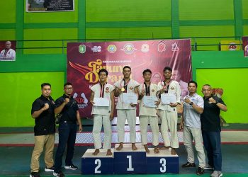 Bripda Dimas Satrio Prayogo Meraih Juara Pertama di Kejuaraan Beladiri Tarung Drajat Kalimantan Barat