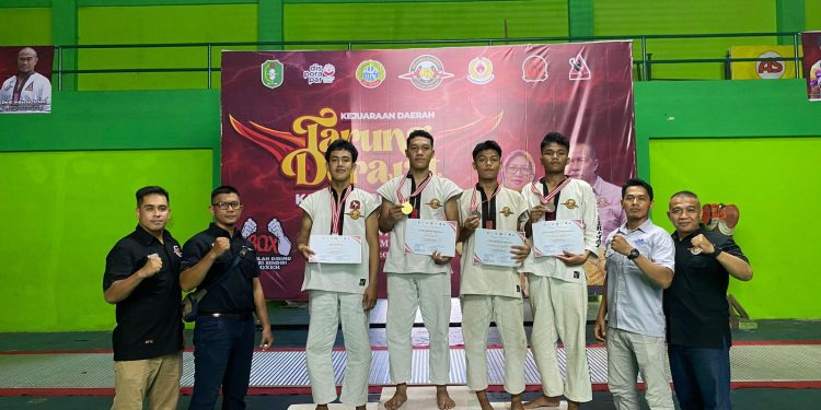 Bripda Dimas Satrio Prayogo Meraih Juara Pertama di Kejuaraan Beladiri Tarung Drajat Kalimantan Barat