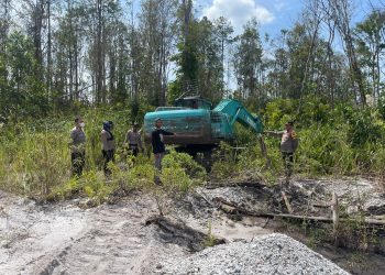 Tegas Melaksanakan Perintah Kapolri: Polres Ketapang Lakukan Penindakan Terhadap Pertambangan Emas Tanpa Izin