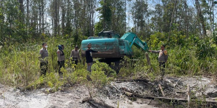 Tegas Melaksanakan Perintah Kapolri: Polres Ketapang Lakukan Penindakan Terhadap Pertambangan Emas Tanpa Izin