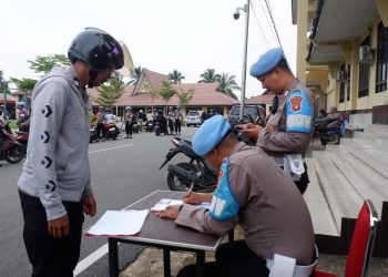 Bid Propam Polda Kalbar Laksanakan Gaktibplin Terhadap Personil Polda Kalbar