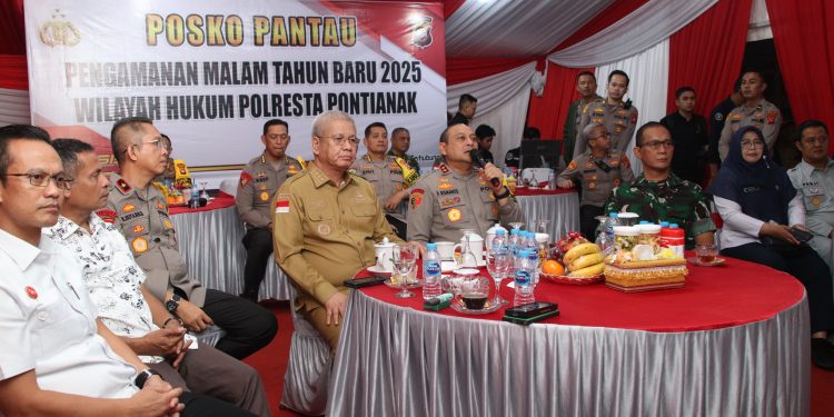 Kapolda Kalbar Ikuti Zoom Meeting Pemantauan Kamtibmas Malam Tahun Baru 2025 Bersama Kapolri