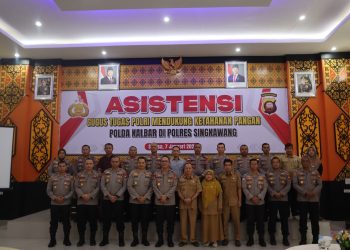 Wakapolda Kalbar dan Tim Asistensi Gugus Tugas Polri Dukung Ketahanan Pangan di Singkawang