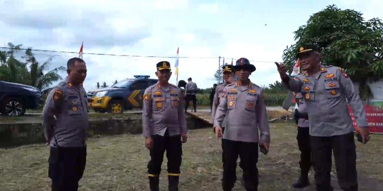 Dirpol Airud Polda Kalbar Cek Lokasi Persiapan Kegiatan Penanaman Jagung Serentak di Singkawang Selatan