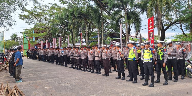Apel Kesiapan Pengamanan Pembukaan Pentas Seni Budaya dan Expo UMKM Cap Go Meh 2025 Digelar di Singkawang
