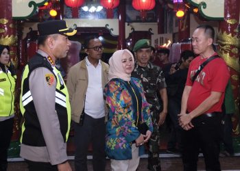 Wujudkan Rasa Aman di Malam Imlek 2576, Personil Gabungan Amankan Lokasi Ibadah