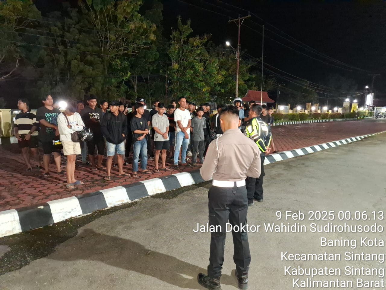 Polisi Tindak Puluhan Remaja Gunakan Knalpot Brong di Sintang