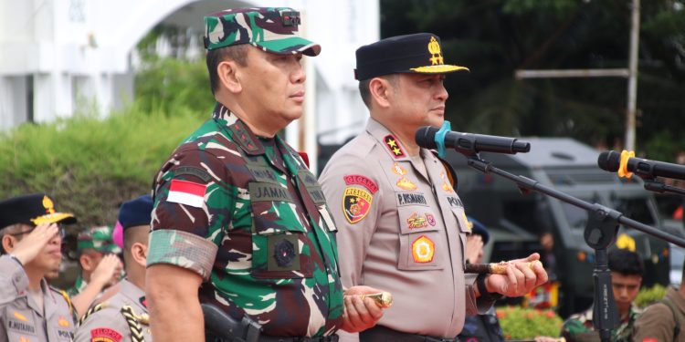 Jelang Kedatangan Wapres RI di Kota Singkawang, Polda Kalbar dan Kodam XII/Tpr Siagakan Personil Pengamanan.