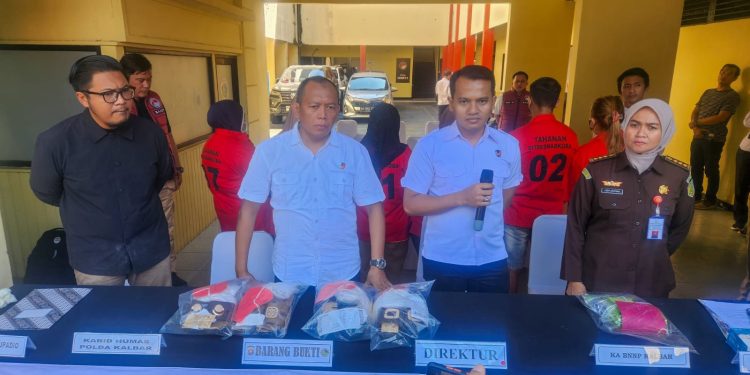 Lagi, Polda Kalbar Amankan 6 Tersangka Kasus Narkoba Di Dua Tempat Berbeda