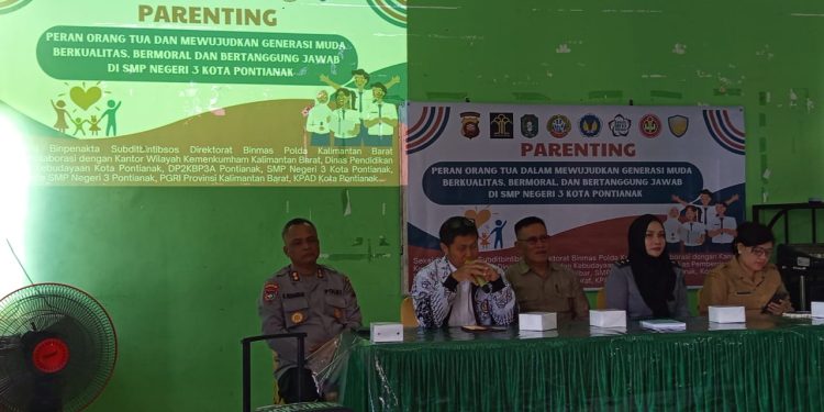 Dit Binmas Polda Kalbar Laksanakan Pembinaan Pemuda, Anak, dan Wanita Dengan Tema “Peran Orang Tua Dalam Mewujudkan Generasi Muda Berkualitas, Bermoral dan Bertanggung Jawab”