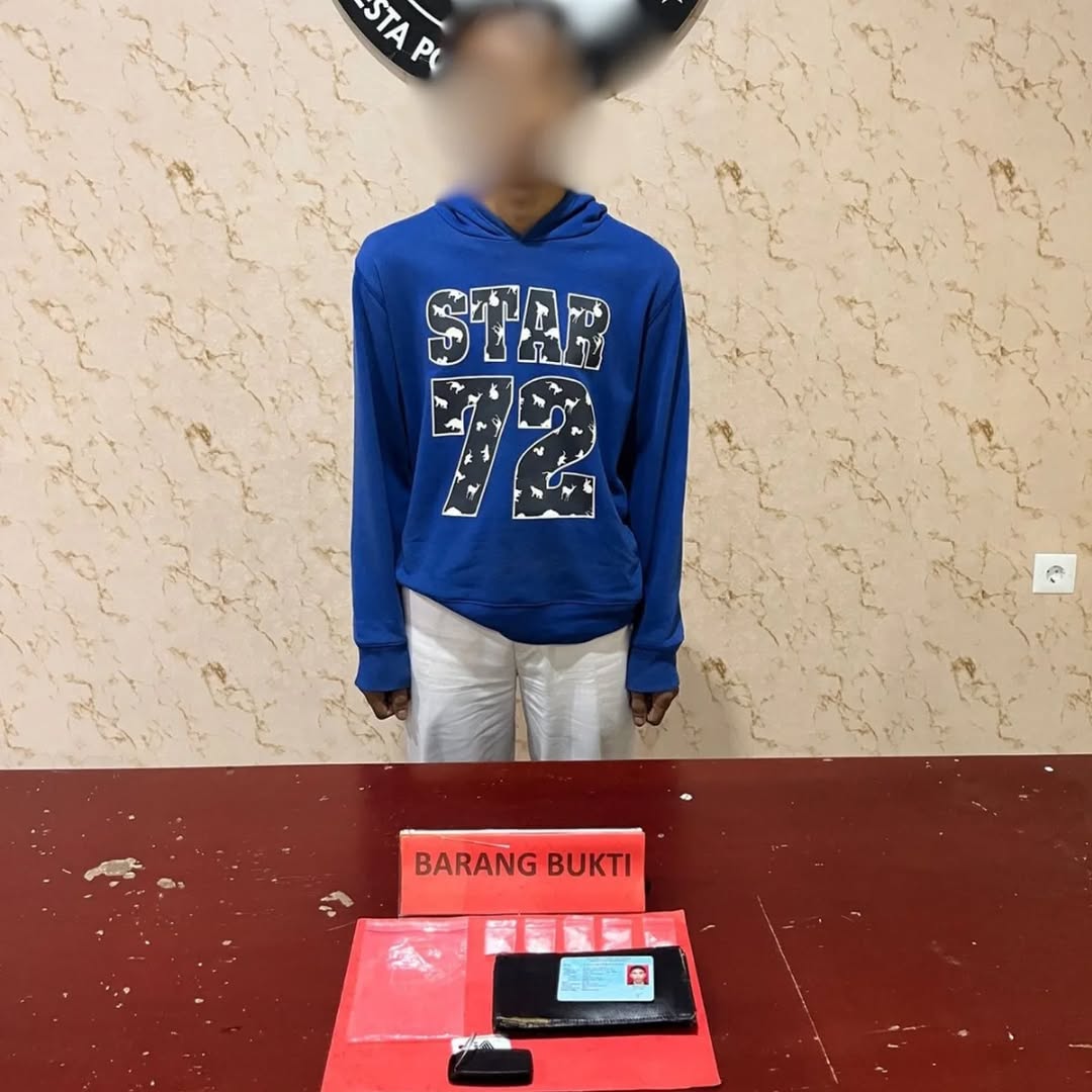 Satresnarkoba Polresta Pontianak Tangkap Pengedar Sabu di Jalan Khatulistiwa