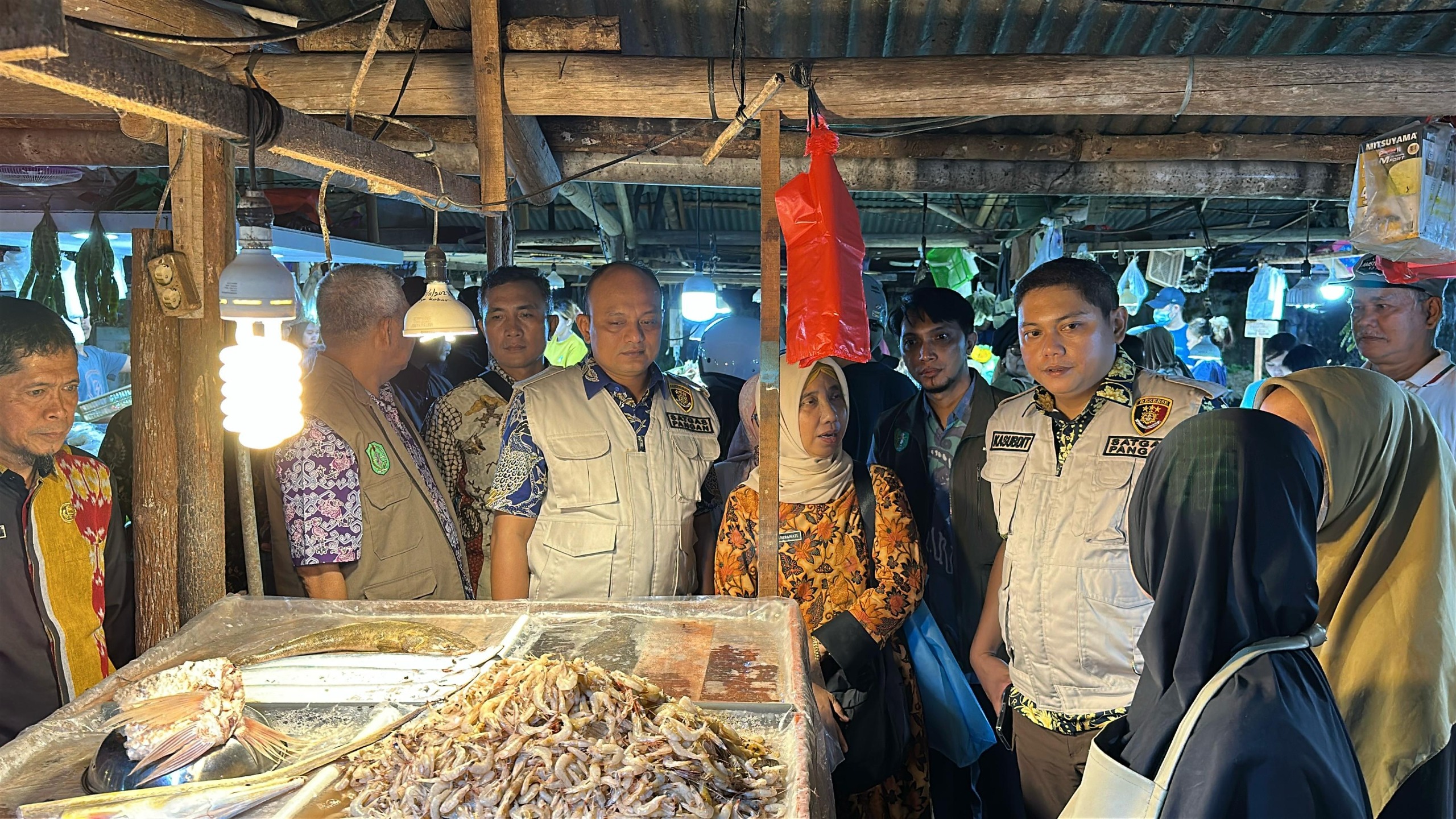 Tim Satgas Pangan Polda Kalbar Lakukan Pengecekan Stabilisasi Pasokan dan Harga Bahan Pokok di Pontianak