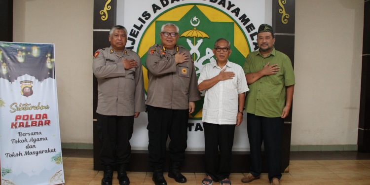 Silaturahmi Pejabat Utama Polda Kalbar kepada Tokoh Agama dan Ulama