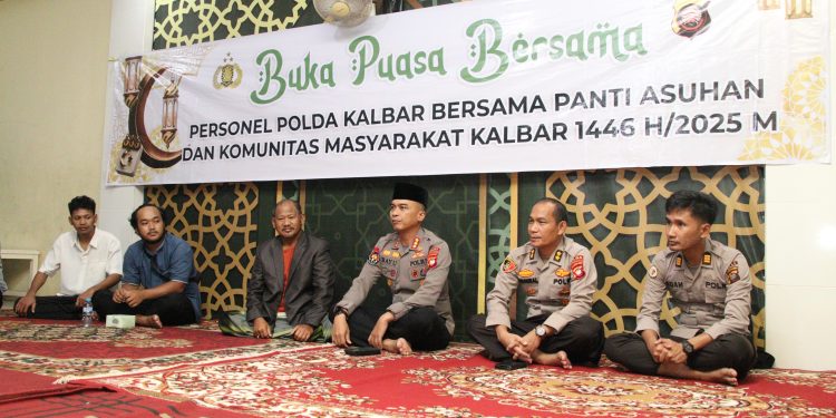 Polda Kalbar Buka Puasa Bersama Panti Asuhan dan Komunitas Masyarakat Kalbar