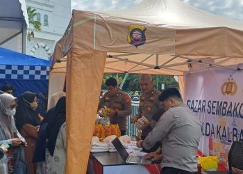 Polda Kalbar Gelar Bazar Ramadhan Peduli di Pontianak