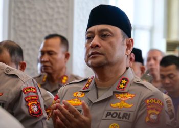 Polda Kalimantan Barat Gelar Sholat Ghaib untuk 3 Personel Polres Way Kanan yang Gugur dalam Tugas