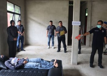Reskrim Polres Sambas Gelar Rekontruksi “Pengungkapan Kasus Tragis di Tangaran Seorang Ibu Kandung Diduga Hilangkan Nyawa Bayi”