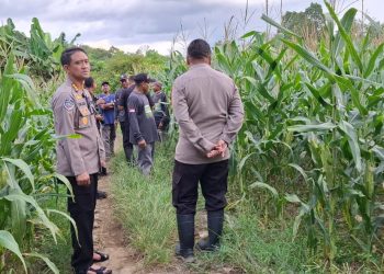 Kabid TIK Polda Kalbar Asistensi Program Ketahanan Pangan di Mempawah Hulu