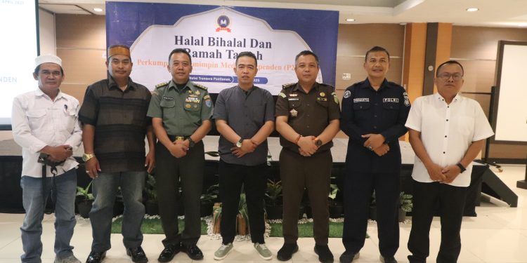 Polda Kalbar Menghadiri Halal Bihalal dan Ramah Tamah P2MI Kalbar