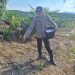 Polsek Nanga Tayap Laksanakan Kegiatan Pemupukan Jagung Hibrida di Lahan Kelompok Tani Sumber Pak Yan