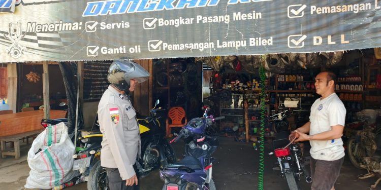 Patroli Anti Premanisme dan Pengaturan Jalan oleh Polsek Silat Hulu Jaga Stabilitas Kamtibmas