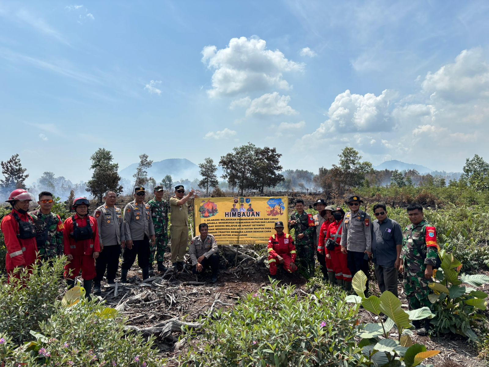 Bersama Tiga Pilar, Upaya Cegah Karhutla di Singkawang Selatan Terus Ditingkatkan