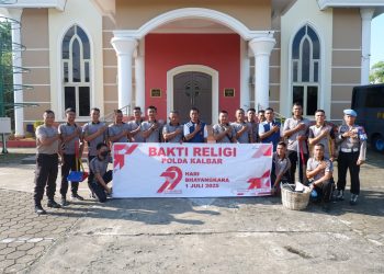 Wujudkan Harmoni Antar Umat Beragama, Polda Kalbar Gelar Bakti Religi Serentak Sambut Hari Bhayangkara ke-79