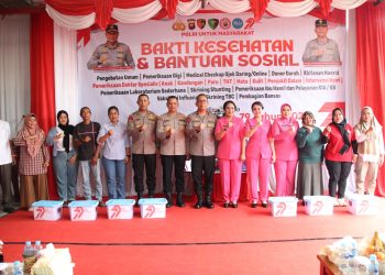 Bhakti Kesehatan Polri dalam Rangka Hari Bhayangkara ke-79, Polda Kalbar Hadirkan Layanan Kesehatan Gratis Bagi Masyarakat