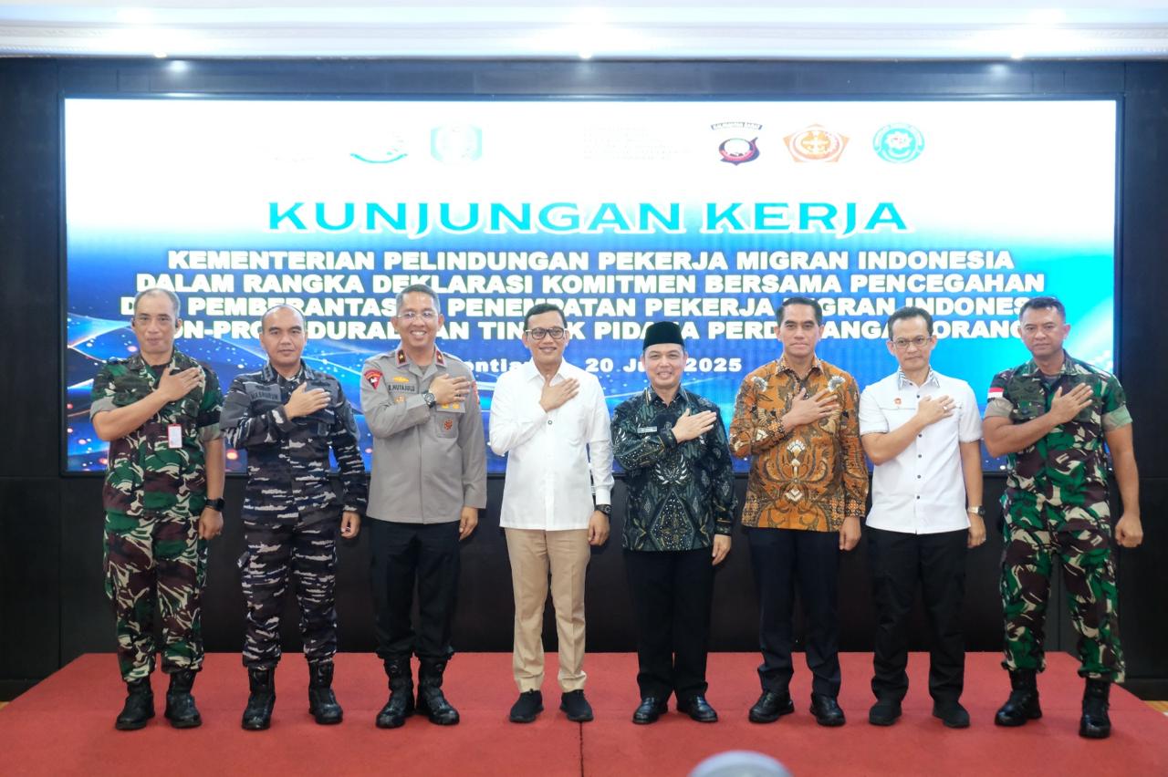 Menteri BP2MI Kunjungi Kalbar, Dorong Kolaborasi Tangani TPPO dan Perkuat Perlindungan Pekerja Migran