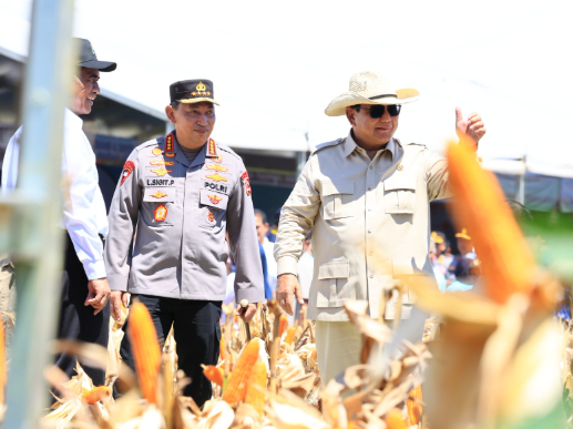 Presiden Prabowo Apresiasi Polri dan Kementan: 2026 Indonesia Stop Impor Jagung