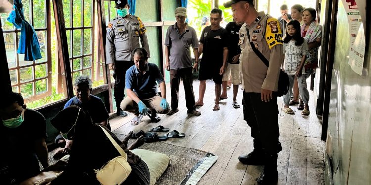Warga Kembayan Geger, Seorang Pria Tewas Tergantung dengan Tali Kulit Kayu