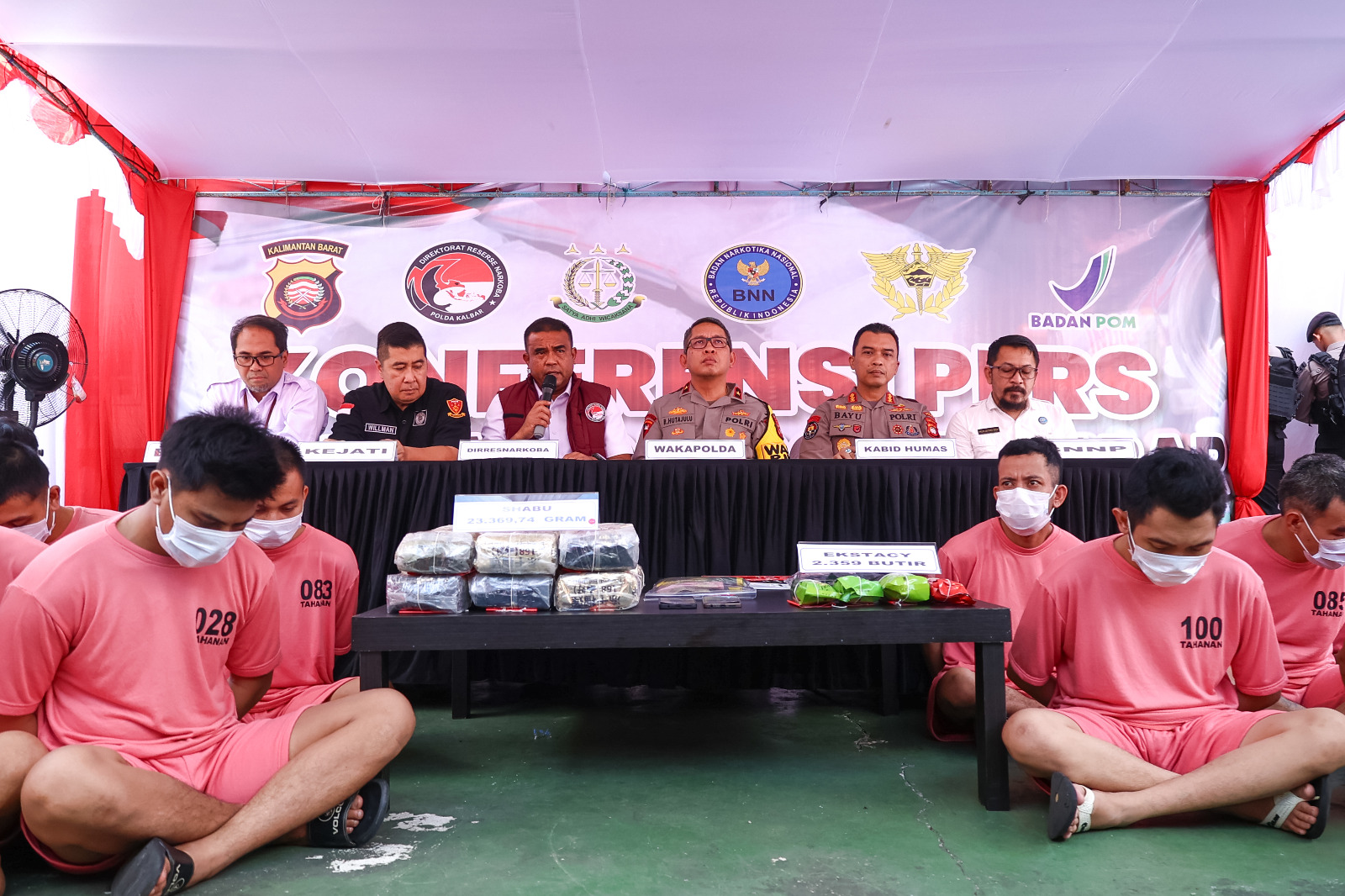 Polda Kalbar Musnahkan Puluhan Kilogram Sabu dan Ribuan Pil Ekstasi, Ratusan Ribu Jiwa Terselamatkan