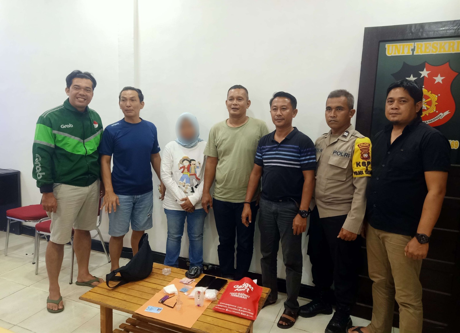 Polsek Tayan Hilir Gagalkan Aksi Kurir Narkoba Wanita, Barang Bukti Sabu dan Inex Diamankan