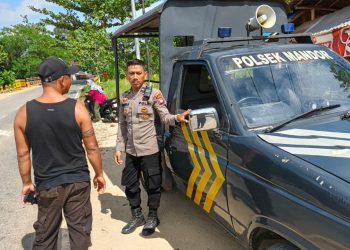 Dengan Menggunakan Kendaraan Dinas, Petugas Laksanakan Patroli Siang Hari, Inilah Yang Disampaikannya