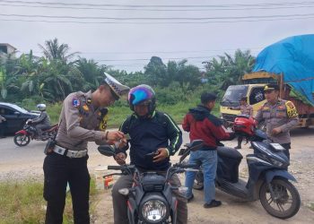 Operasi Patuh Kapuas 2025 di Sekadau, Polisi Tindak Puluhan Pelanggar Lalin