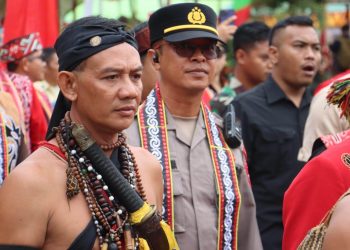 Gawai Adat Dayak Nosu Minu Podi XXI Resmi Dibuka, Simbol Persahabatan dan Pelestarian Budaya di Tanah Sabang Merah