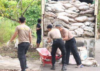 Polres Melawi Siapkan Pupuk Kohe untuk Dukung Program Pemerintah