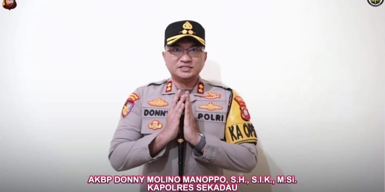 Ucapkan Selamat Gawai Dayak ke XIV 2025, Kapolres Sekadau AKBP Donny Ajak Jaga Kamtibmas