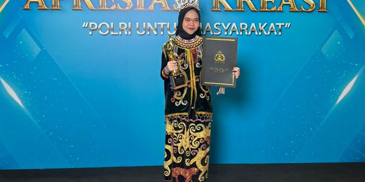 Ismayanti Warga Melawi Raih Juara III Tiktok Kategori Umum pada ajang Awarding Day Kapolri