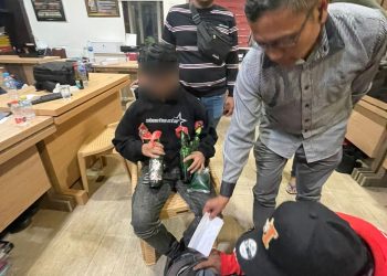 Polisi Amankan 87 Peserta Unjuk Rasa di Bawah Umur : 3 Orang Positif Narkoba dan Beberapa Bawa Senjata Tajam